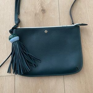 Tory Burch Hunter Green Crossbody